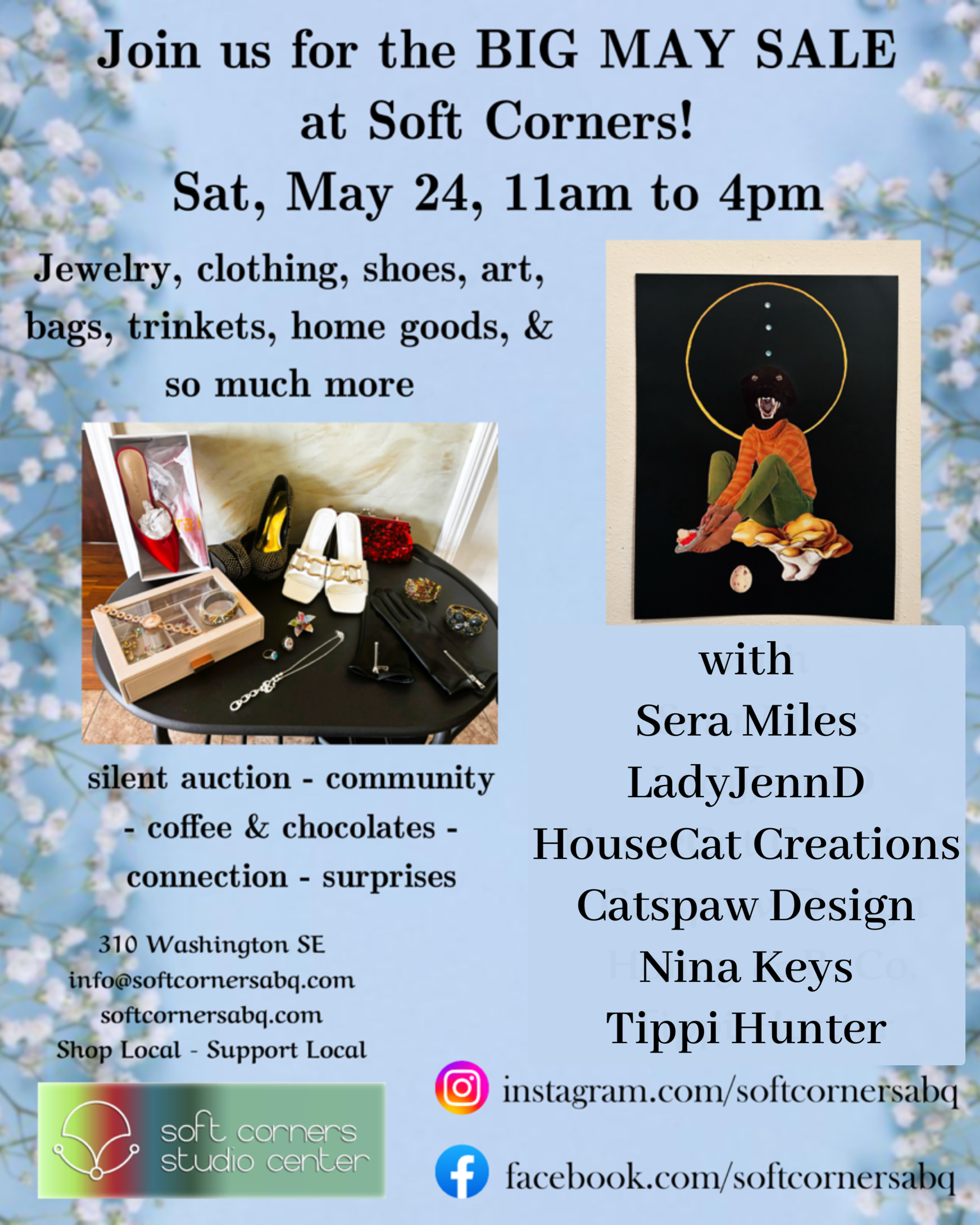 Big Summer Ahead? Start w/ the BIG MAY SALE at Soft Corners TOMORROW, 5/24/25!